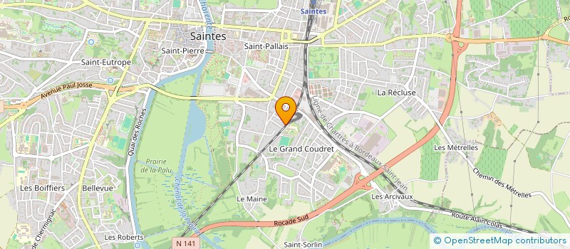 localisation de l'entreprise AMH  SAINTES