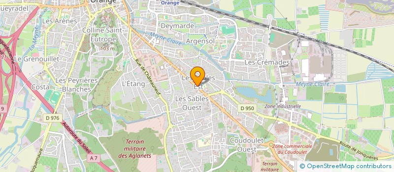 localisation de l'entreprise AMH ASSISTANCE MEDICALE ET HANDICAP  ORANGE