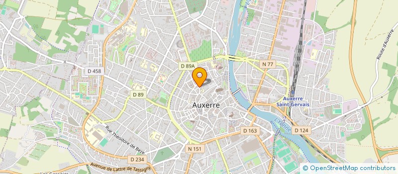 localisation de l'entreprise AMH DEV à AUXERRE