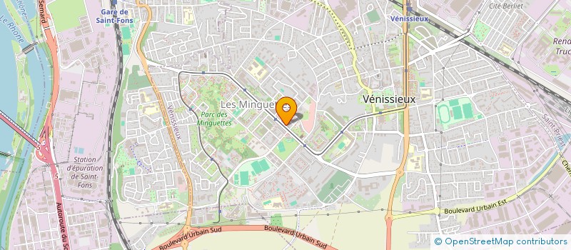 localisation de l'entreprise AMH EXPRESS  VENISSIEUX