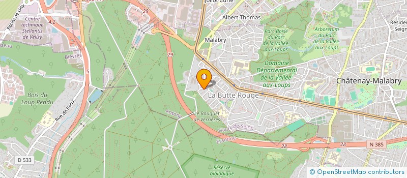 localisation de l'entreprise AMH LUXURY SERVICES  CHATENAY-MALABRY