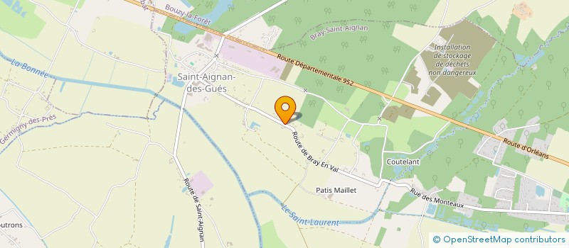 localisation de l'entreprise AMH PATRIMOINE à BRAY-SAINT-AIGNAN