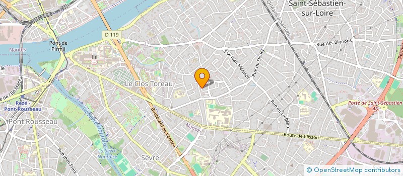 localisation de l'entreprise AMH POSE ET AGENCEMENT  SAINT-SEBASTIEN-SUR-LOIRE