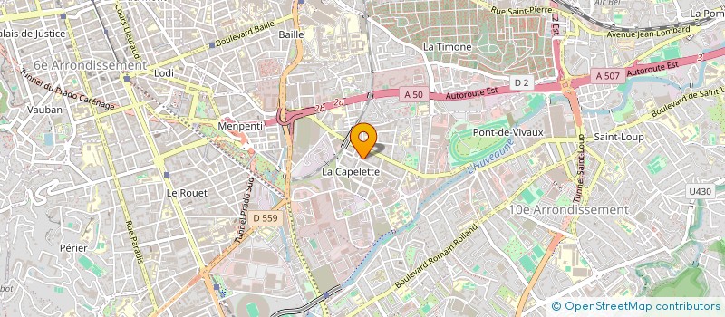 localisation de l'entreprise AMH RESEAUX à MARSEILLE
