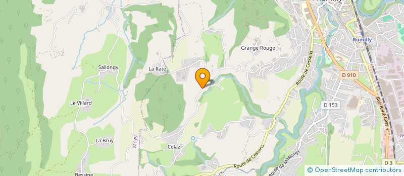 localisation de l'entreprise AMHARA  RUMILLY