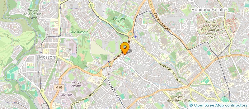 localisation de l'entreprise AMHH BAZAR à MONTPELLIER