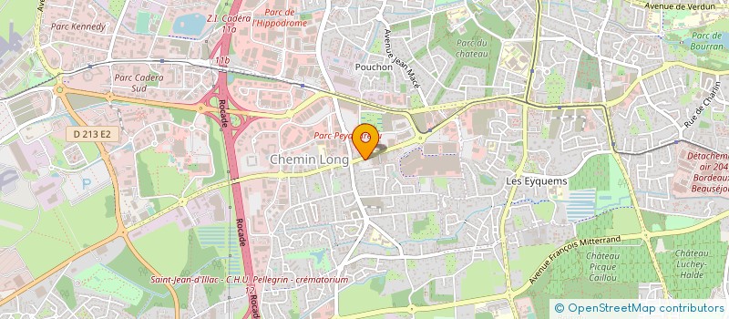 localisation de l'entreprise AMHL  MERIGNAC