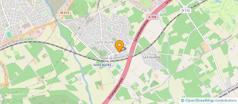 localisation de l'entreprise AMHM IMMO  SAINT-AUNES