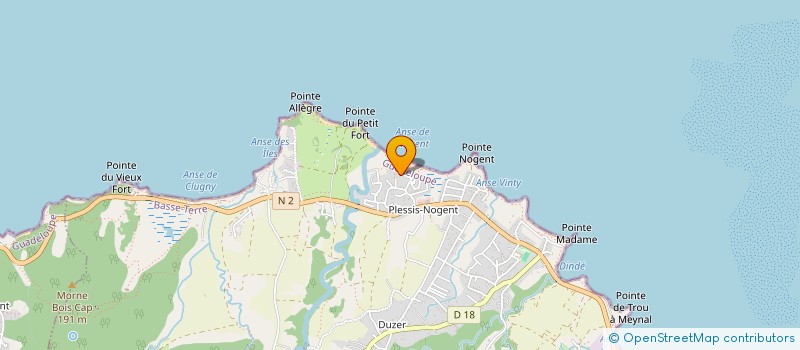 localisation de l'entreprise AMHOL  SAINTE-ROSE