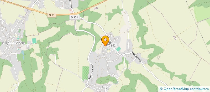 localisation de l'entreprise AMHP  ACY