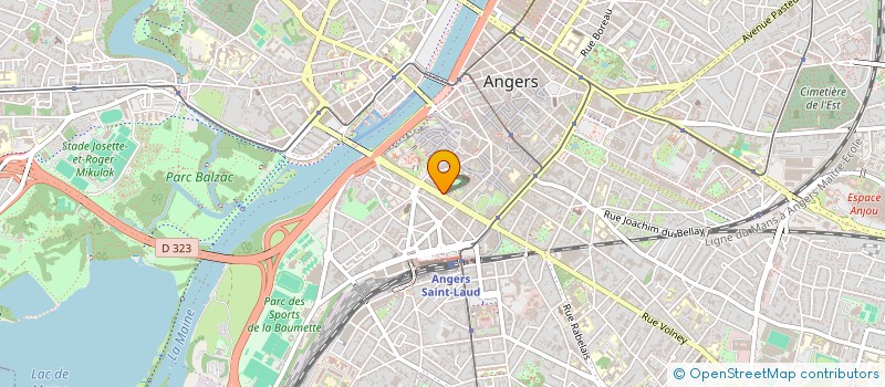 localisation de l'entreprise AMHTE à ANGERS