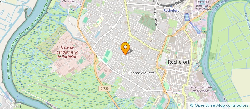 localisation de l'entreprise AMI 17300  ROCHEFORT