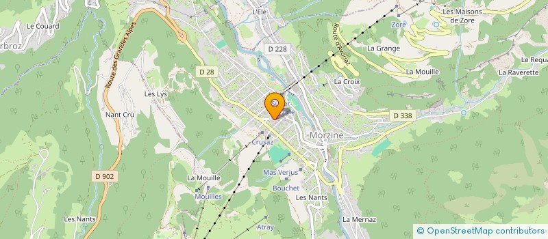 localisation de l'entreprise AMI à MORZINE