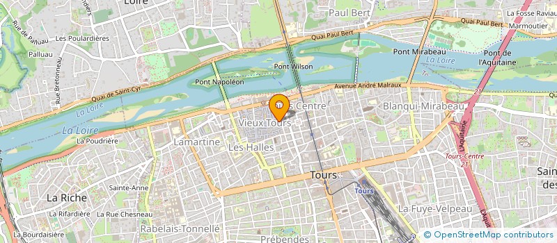 localisation de l'entreprise AMI  TOURS