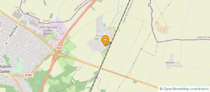 localisation de l'entreprise AMI  ROUVRES