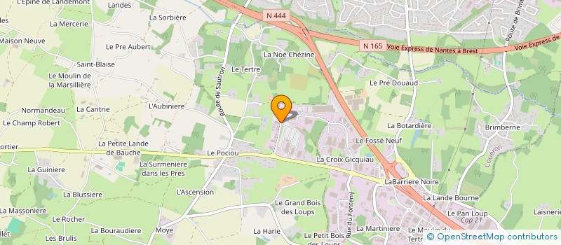 localisation de l'entreprise AMI A. LENGLART à COUERON