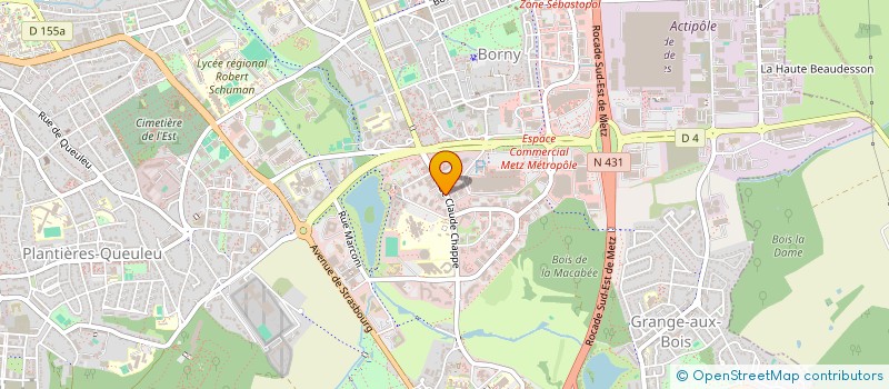 localisation de l'entreprise AMI ASSISTANCE ET MAINTENANCE à METZ
