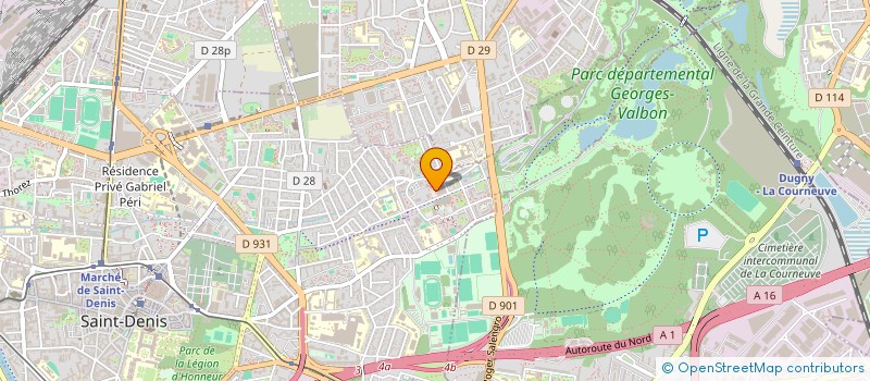 localisation de l'entreprise AMI (ASSOCIATION MOBILITE INSERTION)  SAINT-DENIS