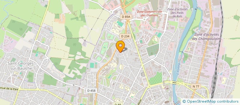 localisation de l'entreprise AMI ASSOCIATION MONDIAL D INITIATIVES HUMANITAIRES à AUXERRE