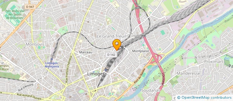 localisation de l'entreprise AMI-BAT RENOV à LIMOGES