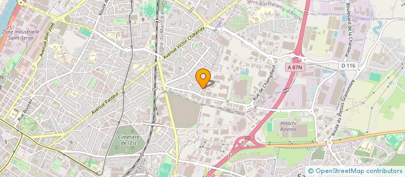 localisation de l'entreprise AMI CHEMIN LES SENS DU TAO à ANGERS