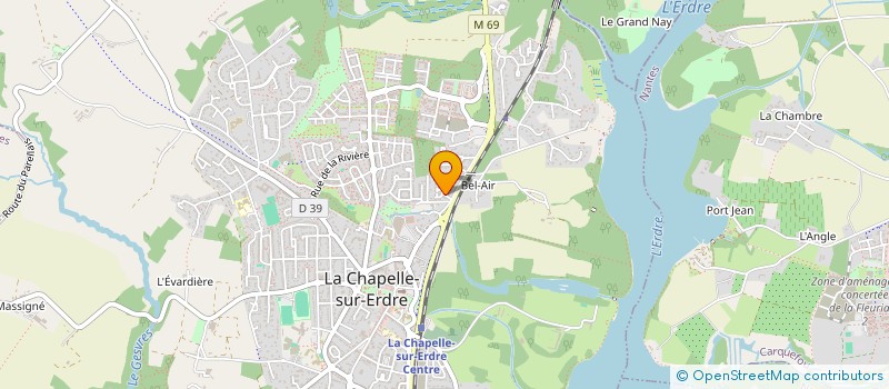 localisation de l'entreprise AMI CRO à CHAPELLE-SUR-ERDRE (LA)