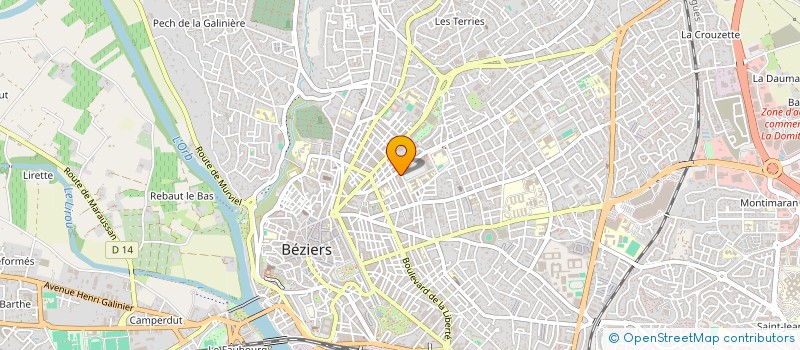 localisation de l'entreprise AMI(E)S DU COMITE D'ENTENTE  BEZIERS