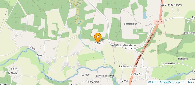 localisation de l'entreprise AMI.ES DE TREVERO  SERENT