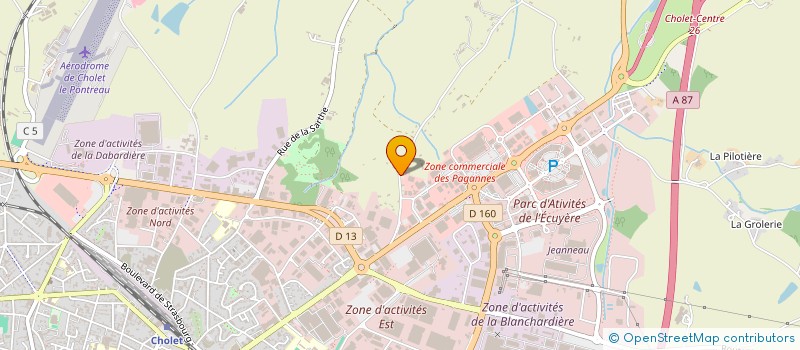 localisation de l'entreprise AMI-IMMO à CHOLET