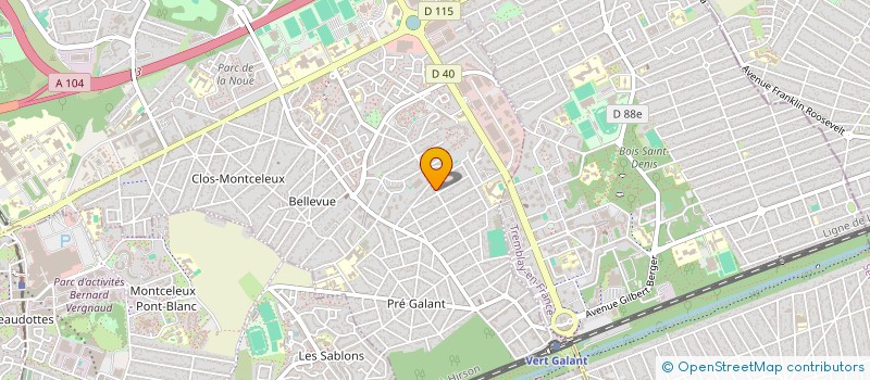 localisation de l'entreprise AMI IMMOBILIER à VILLEPINTE