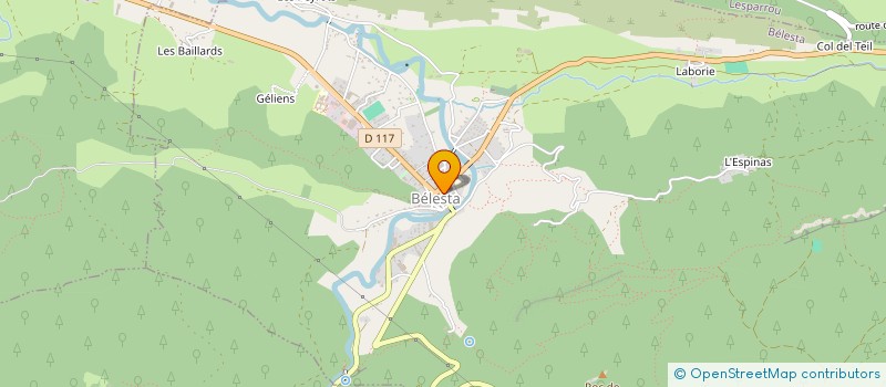 localisation de l'entreprise AMI IMMOBILIER PYRENEES CATHARE à BELESTA