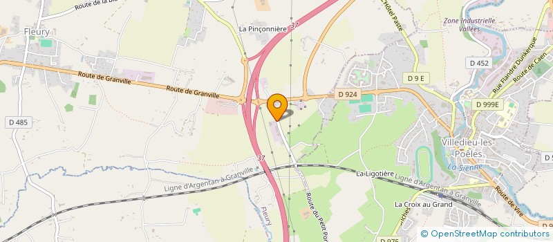 localisation de l'entreprise AMI INVEST  FLEURY