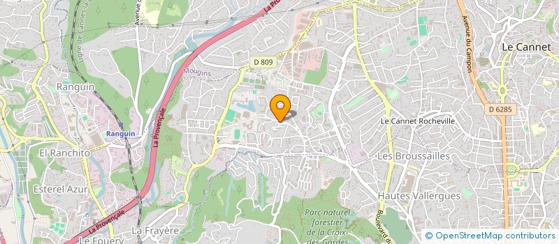 localisation de l'entreprise AMI-L à LE CANNET