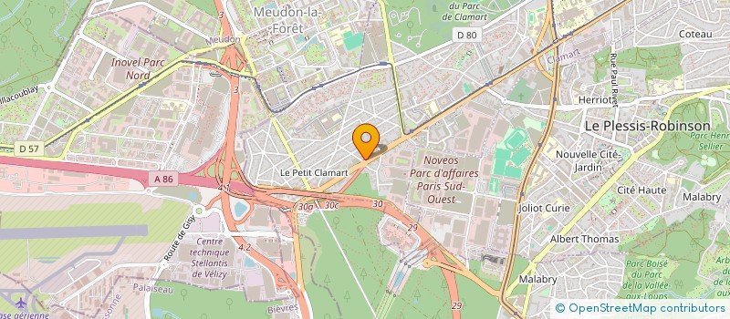 localisation de l'entreprise AMI N'DANSE à CLAMART
