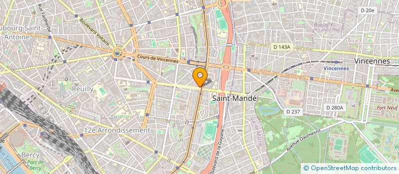 localisation de l'entreprise AMI NOSEA SHUTTLE - ENRY NOSEA  PARIS