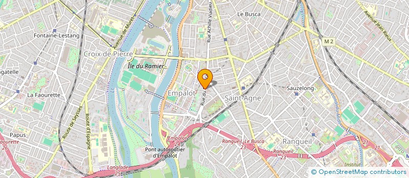 localisation de l'entreprise AMI PERS AG EAU ADOUR GARONNE  TOULOUSE