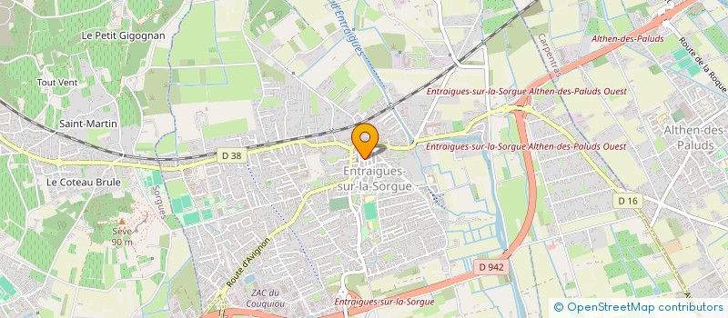 localisation de l'entreprise AMI PIERROT  ENTRAIGUES-SUR-LA-SORGUE