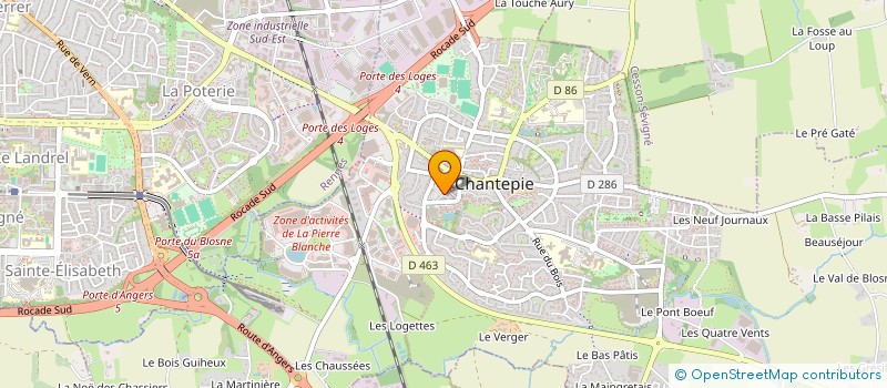 localisation de l'entreprise AMI SOCIAL PARTY  CHANTEPIE