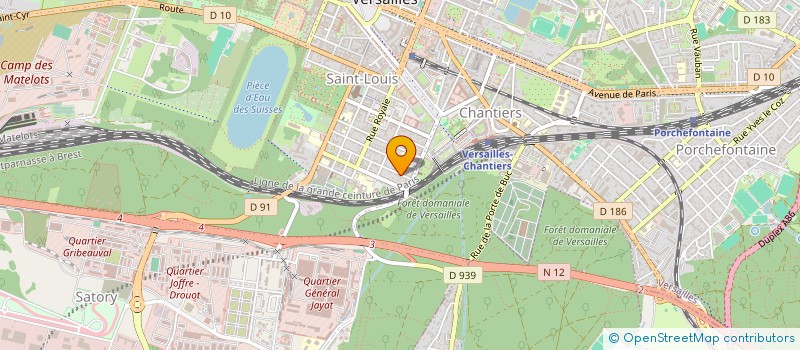 localisation de l'entreprise AMI STUDIO à VERSAILLES