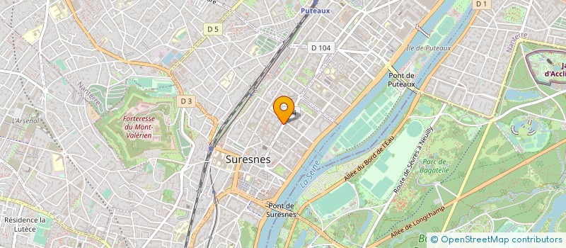 localisation de l'entreprise AMI-TECH à SURESNES