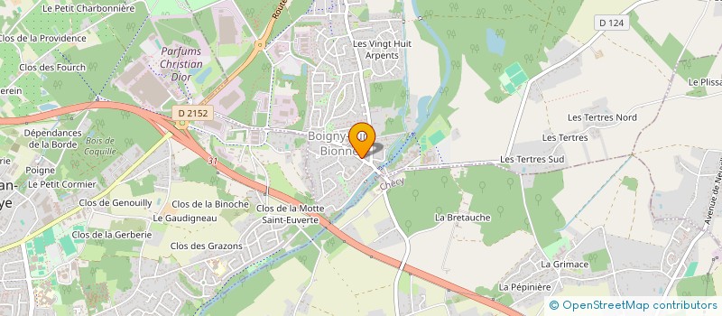 localisation de l'entreprise AMI-VOIX à BOIGNY-SUR-BIONNE