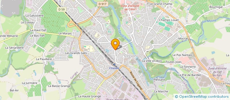 localisation de l'entreprise AMIA ATLANT MONTAGE EQUIP IND à CLISSON