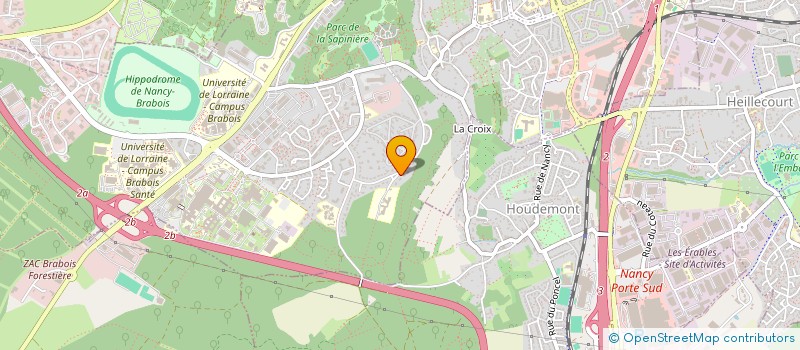 localisation de l'entreprise AMIANT'AIR  VANDUVRE-LES-NANCY