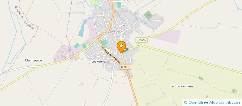 localisation de l'entreprise AMIANTE 36 à LEVROUX