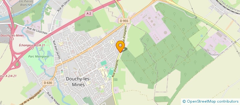 localisation de l'entreprise AMIANTE CONSEIL ET ASSISTANCE à DOUCHY-LES-MINES