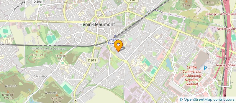 localisation de l'entreprise AMIANTE FRANCE CONSEIL à HENIN-BEAUMONT