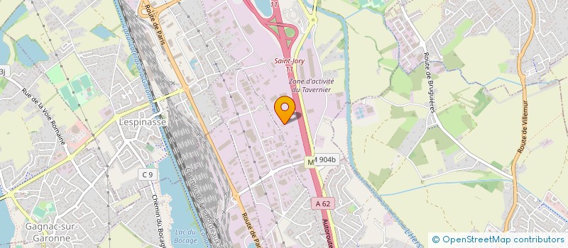 localisation de l'entreprise AMIANTE INGENIERIE  BRUGUIERES