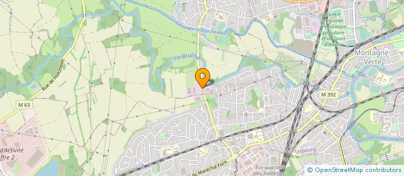 localisation de l'entreprise AMIANTE TOUS TRAVAUX  ECKBOLSHEIM