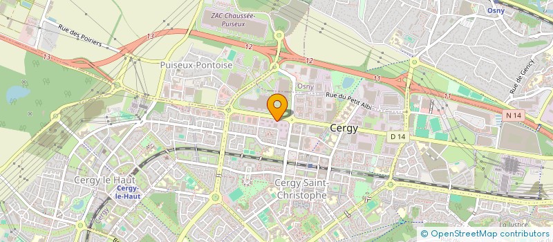 localisation de l'entreprise AMIANTIT FRANCE SAS à CERGY