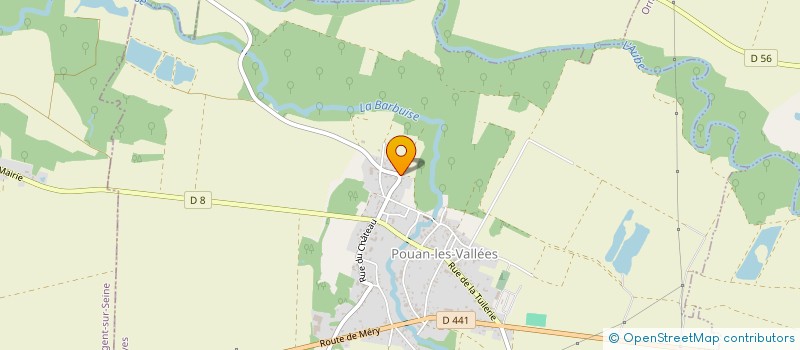 localisation de l'entreprise AMIAUX  POUAN-LES-VALLEES